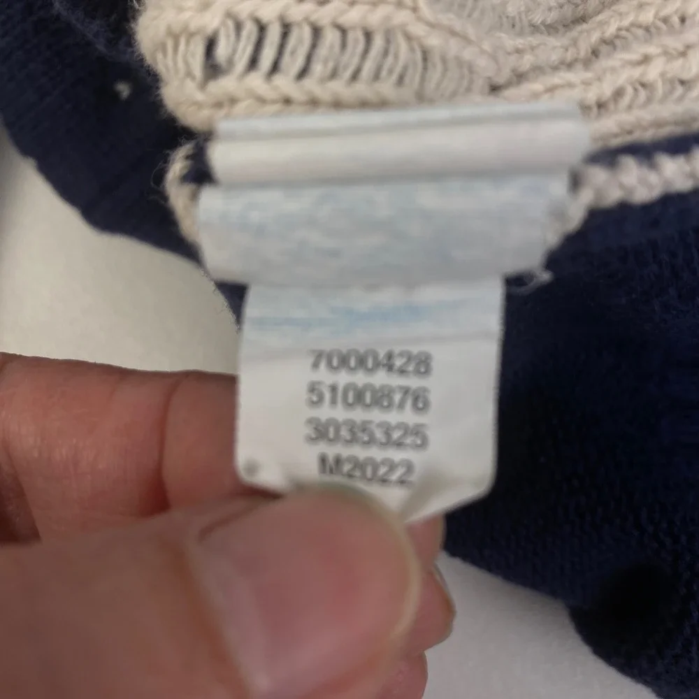 The‎ Children's Place Sweater Boys 12-18M Blue Shawl Collar Polar Bear Fair Isle